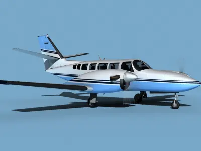 Cessna F406 Caravan II V12 3D model