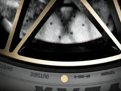 Goodyear Eagle F1 SuperCar 3R 305 30ZR19 98Y SL V2 3D model