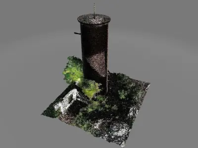 Zbrojovka Tower building Free 3D model