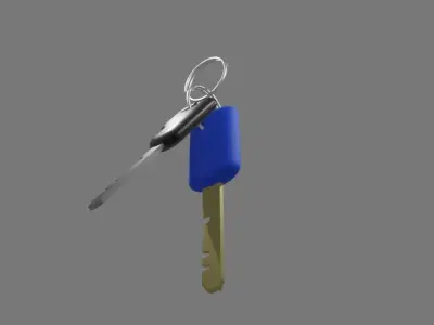 Car Keys - Locksmith - Chave de Carro - Chaveiro 3D model
