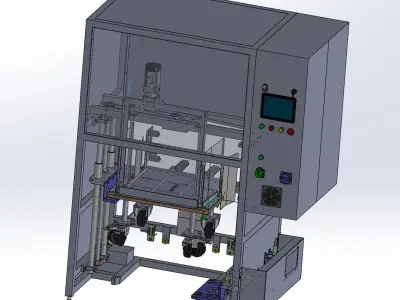 Elevator type loading and unloading equipment 3D model