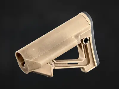 Magpul STR Low-poly 3D model