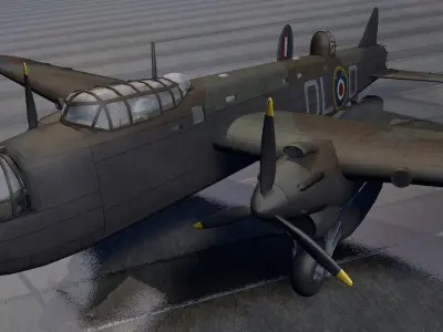 Avro Manchester Mk-1 3D model