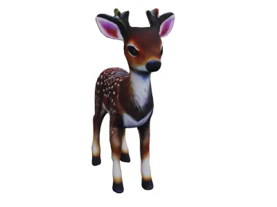 Little Deer low poly Low-poly 3D model