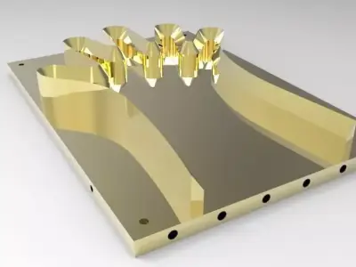 Mold for PE Glove Machine 3D model