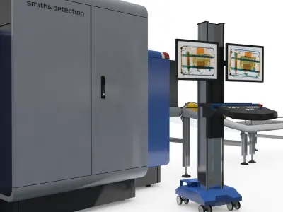 Airport Baggage Scanner X Ray Point 3D model