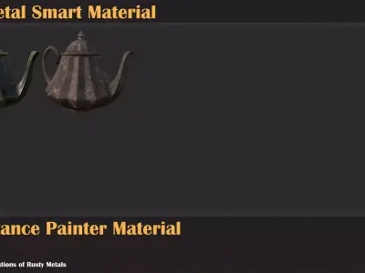 32 Metal Smart Material -  VOL22 3D model