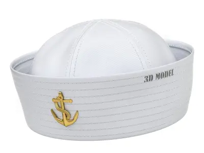 Sailor Hat 3D model