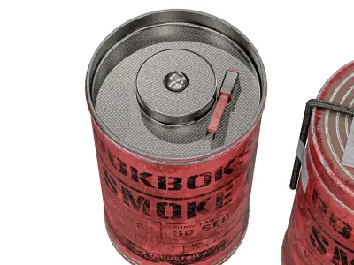 Rokboks M28 Smoke Candle  Low-poly 3D model