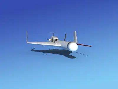 Harpy 1 UAV V02 3D model