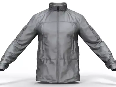 PCU Level 5 Softshell Jacket - High Poly  3D model