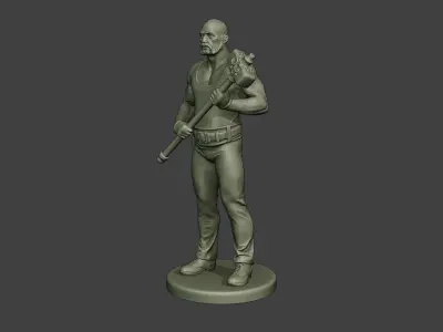 Bill HammerMan BH1 0001 3D print model