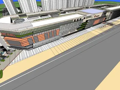 Sketchup Shopping Center 269 3D model