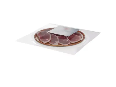 Dried fish and seafood Dried Tuna Steaks 3D model