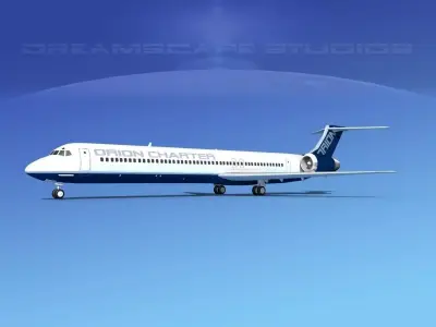 McDonnell Douglas MD83 Orion Charter 3D model