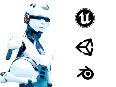 CHILD BOT V-2  Rigged for Unreal Engine - Unity - MIXAMO 3D model