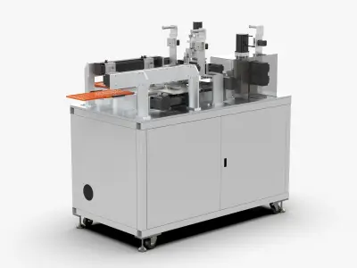 Fully Automatic Dipping Tin Soldering Machine 3D model