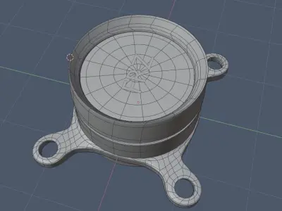 An NZXT-like AIO cooler Free 3D model