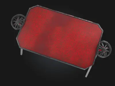 Futuristic Hoverboard Sleek Anti-Gravity Ride 3D model