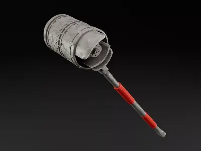 Pulse Hammer  Outer Worlds 2  Life-Size Split Parts FDM Ready 3D print model