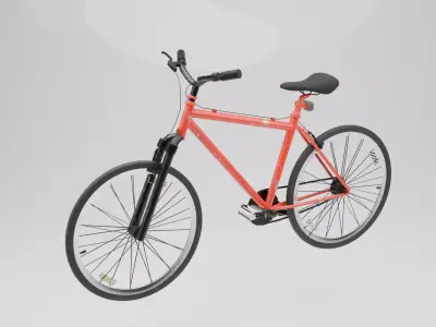 Realistic Bicycle 3D Model 3D model