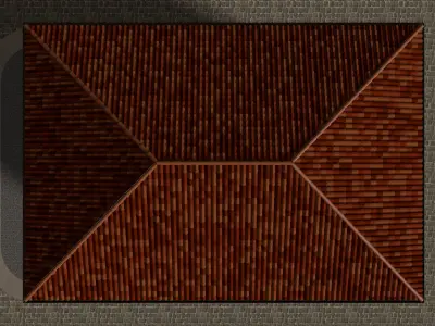 Vintage building 2406 3D model