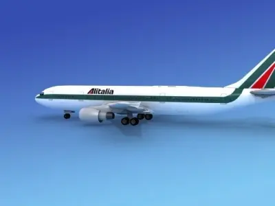 Airbus A300 Alitalia 3D model