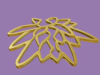 Earrings Free low-poly 3D model