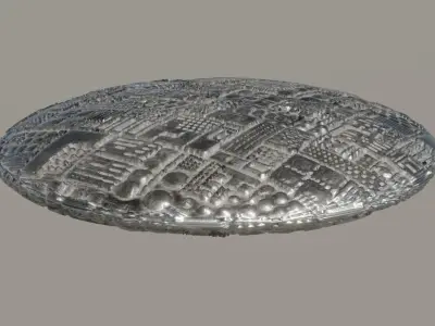 Ufo 3D model Low-poly 3D model