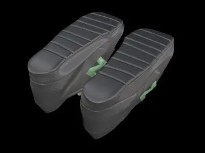 3d modelling new balance shoes Low-poly 3D model