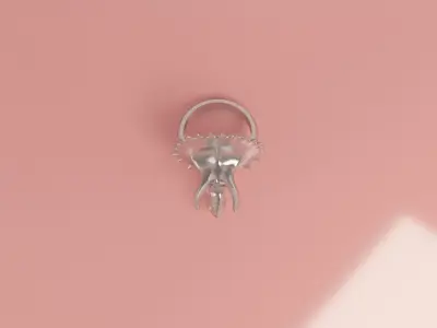 Triceratope Ring 3D model