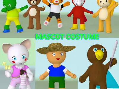 Mascot Costume 3D model