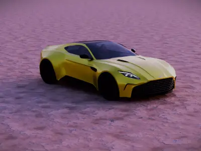 aston martin vantage Free 3D model
