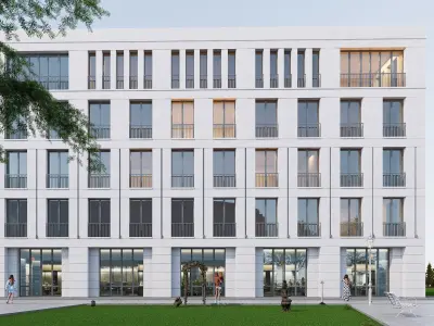 Luxury apartment Low-poly 3D model