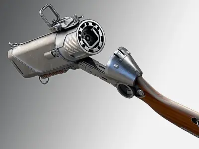 Conceptual Gun Free 3D model