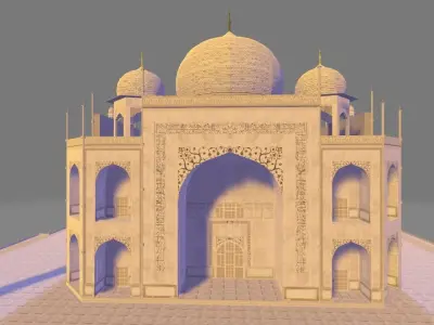 Taj Mahal 3D model