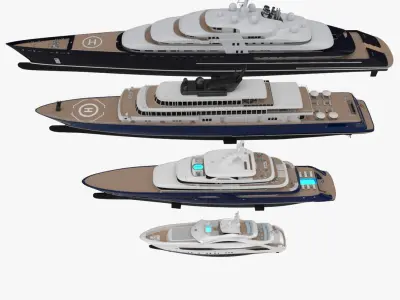 Collection Yacht June 2024 3D model