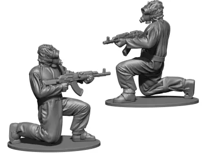 Hazmat suit 8 3D print model