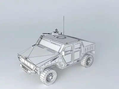 Bronevyk for desantyrovanyya BARS 087 Free 3D model