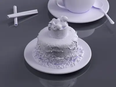 Dessert 0007 3D model