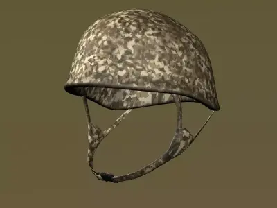 Army Camoflage Helmet 3D model