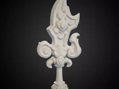 Stylized Sword 09 3D model