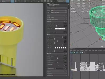 Photorealistic automotive lightbulb collection - item 017 3D model