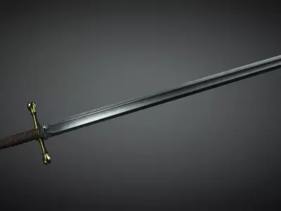 Broad Sword 3D model