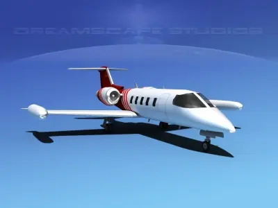 Gates Bombardier Learjet 35 V15 3D model