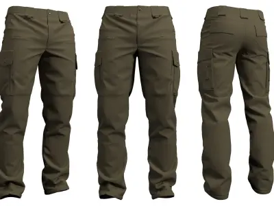 Pentagon Ranger 2 Tactical Pants -  Marvelous Designer 3D model