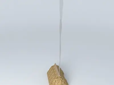 Strohhuette Museumsdorf Dueppel Free 3D model