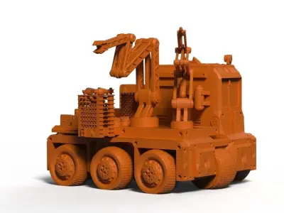 OCRV sci fi repair vehicle  3D print model