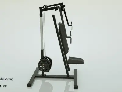 Gym Machine 02 3D model
