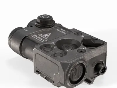 Russian Tactical Laser Low-poly 3D model